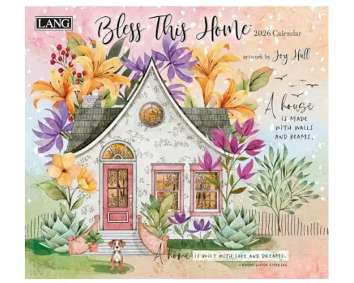 Bless This Home 2026 Wall Calendar