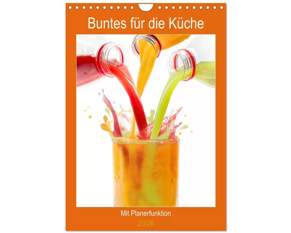Buntes für die Küche (Wandkalender 2026 DIN A4 hoch), CALVENDO Monatskalender