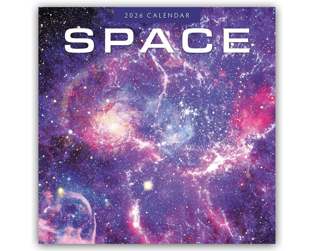 Space 2026 Square Wall Calendar