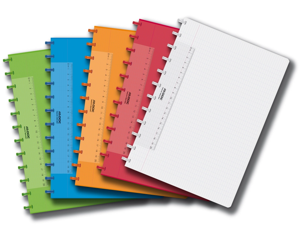 ADOC Notizheft A4 6048.000 kariert ass.