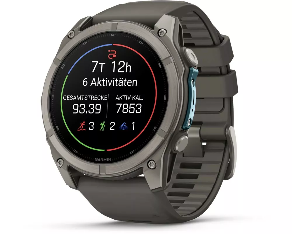 GARMIN Fenix 9 51 mm, Kieselgrau