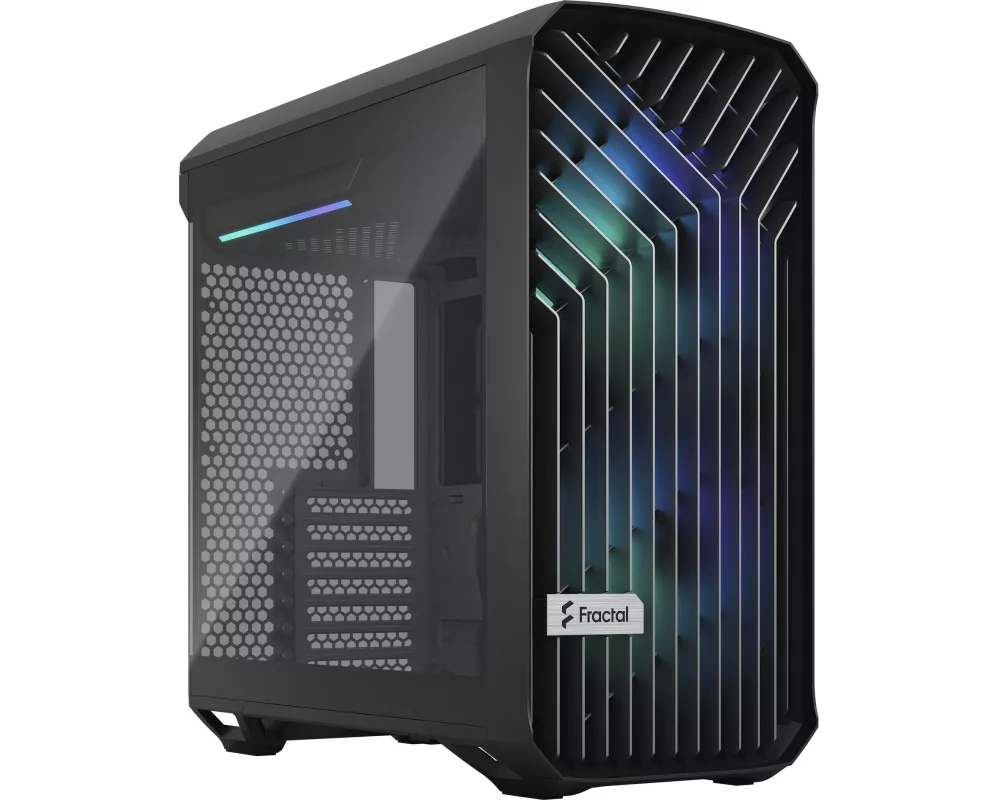 Fractal Design PC-Gehäuse Torrent Compact RGB TG Light Tint Schwarz
