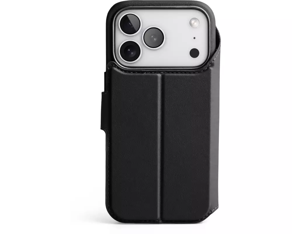 Vonmählen Book Cover Vegan Leather iPhone 17 Pro Brown