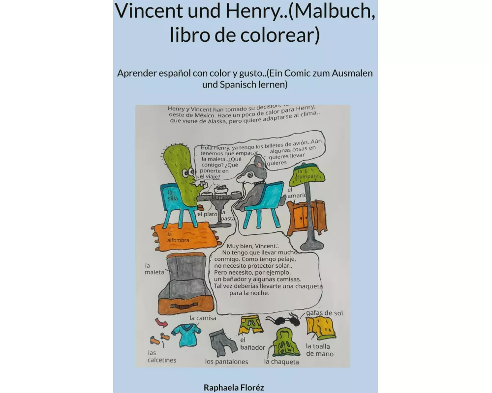 Vincent und Henry..(Malbuch, libro de colorear)