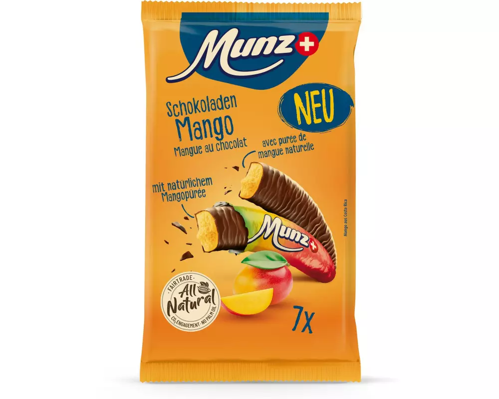 Munz Schokoladen Mango 7 x 19 g