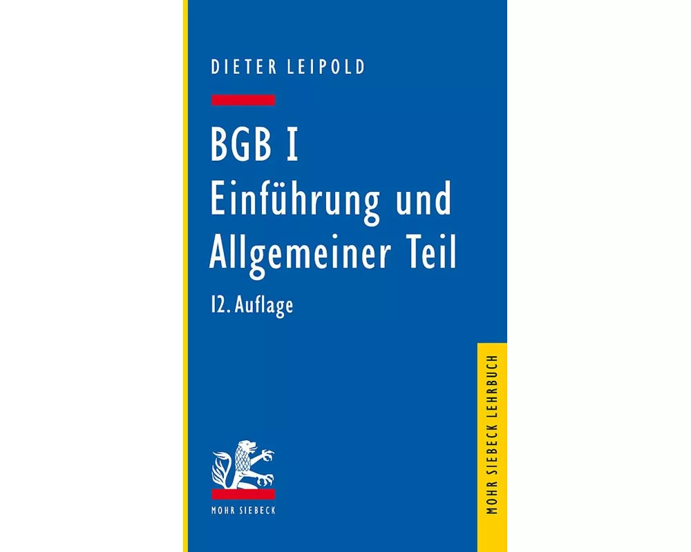 BGB I: Einführung und Allgemeiner Teil