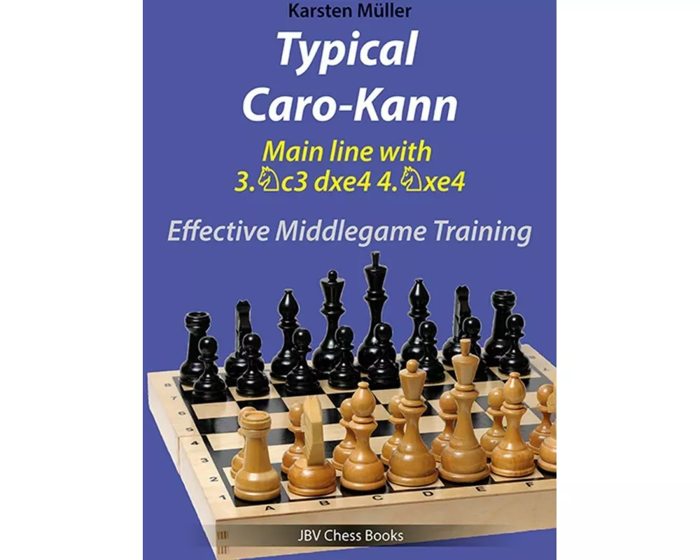 Typical Caro-Kann - Main line with 3.Sc3 dxe4 4.Sxe4