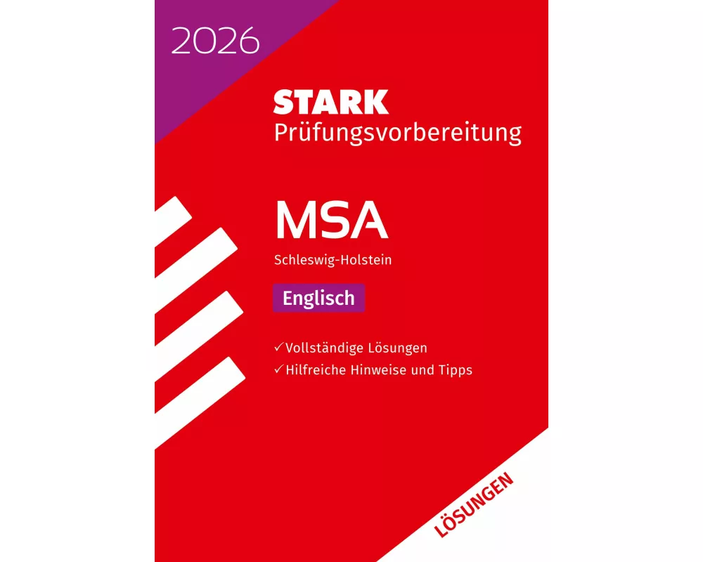 STARK Lösungen zu Englisch - MSA 2026 Schleswig-Holstein - Prüfungsvorbereitung