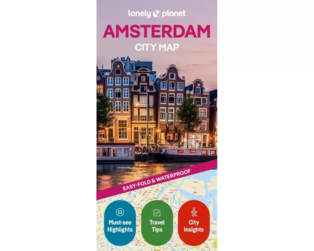 Lonely Planet Amsterdam City Map