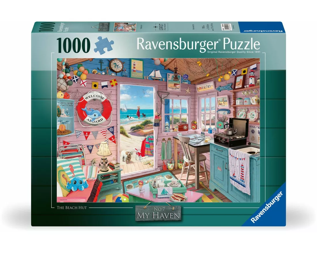 Erwachsenenpuzzle 1000 Teile - Die Strandhütte