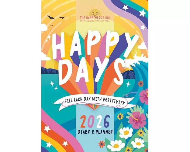 Happiness Club A5 Diary 2026