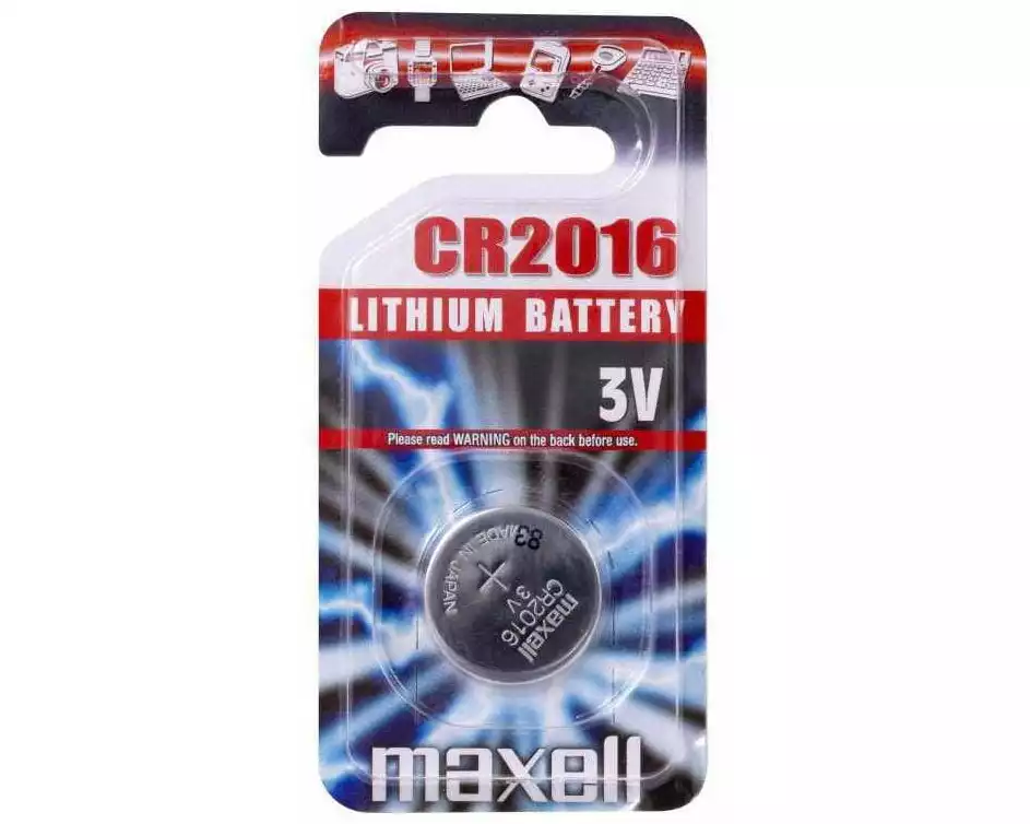 Maxell Europe LTD. Knopfzelle CR2016 , 1 Stück