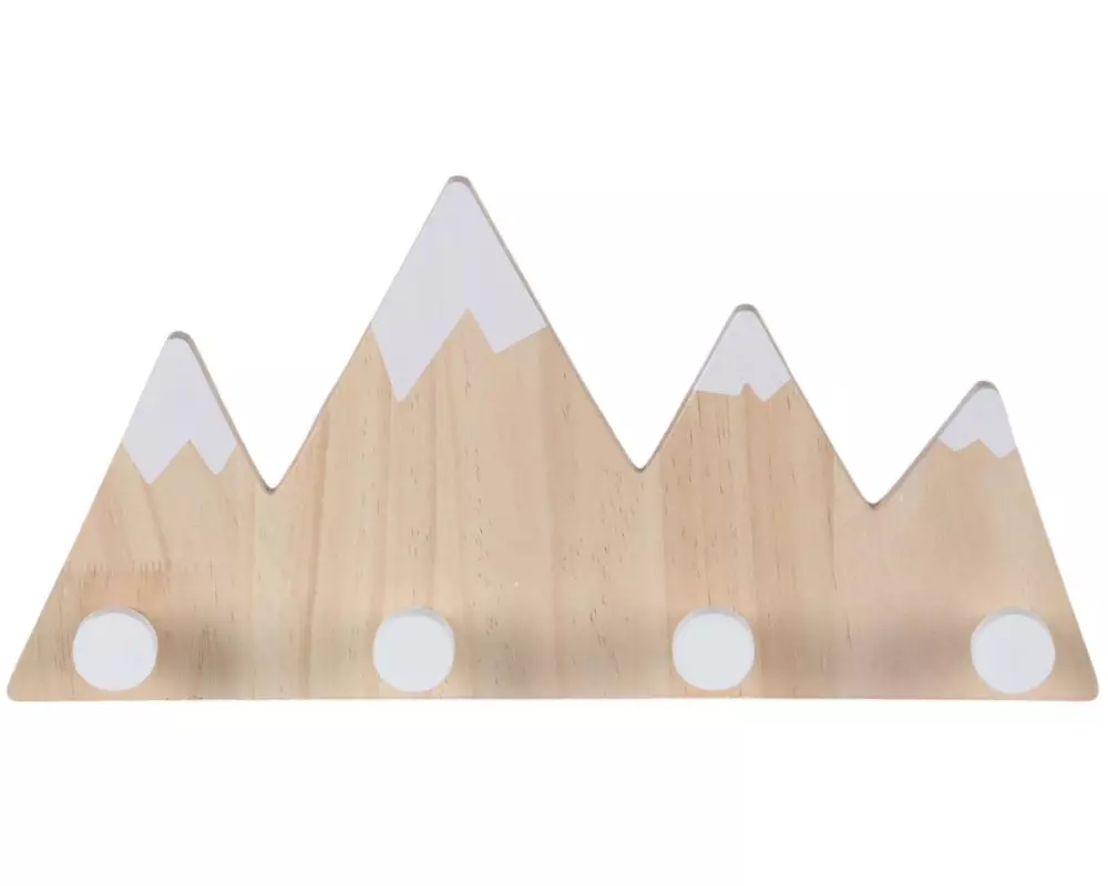 relaxdays Kindergarderobe x , Braun/Weiss