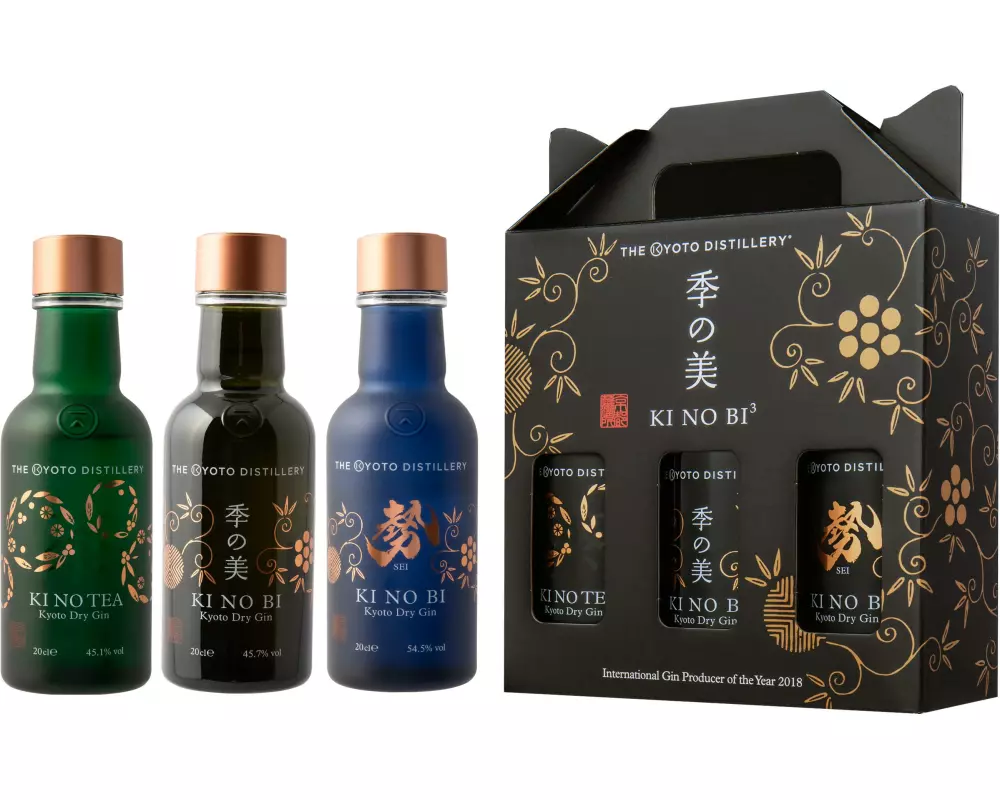 The Kyoto Distillery Kyoto Dry Gin 3 x 0.2 l