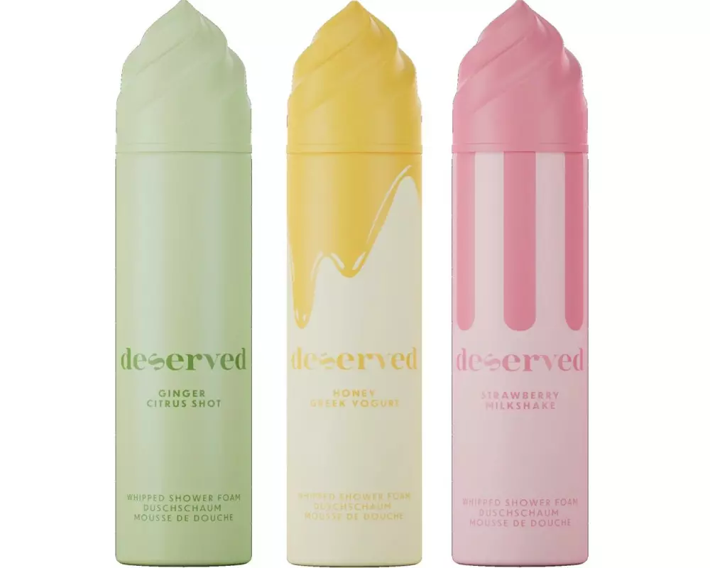 Deserved Duschschaum Testkit 750 ml