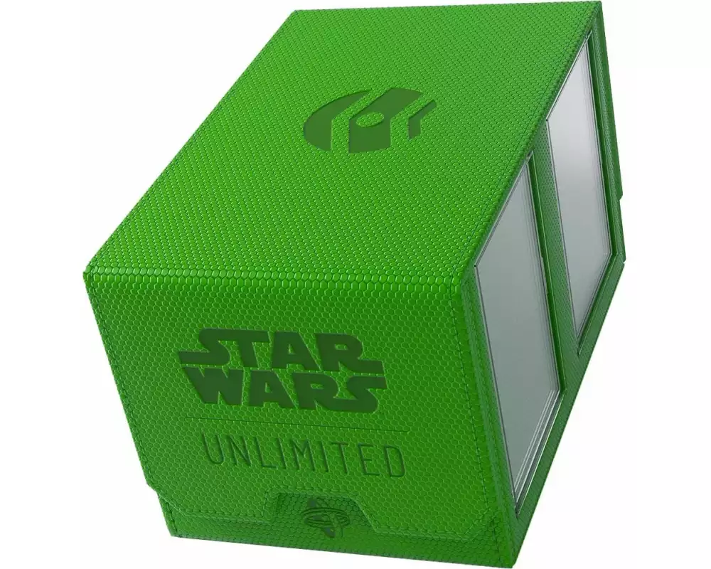Asmodée Kartenbox Star Wars: Unlimited Double Deck Pod grün