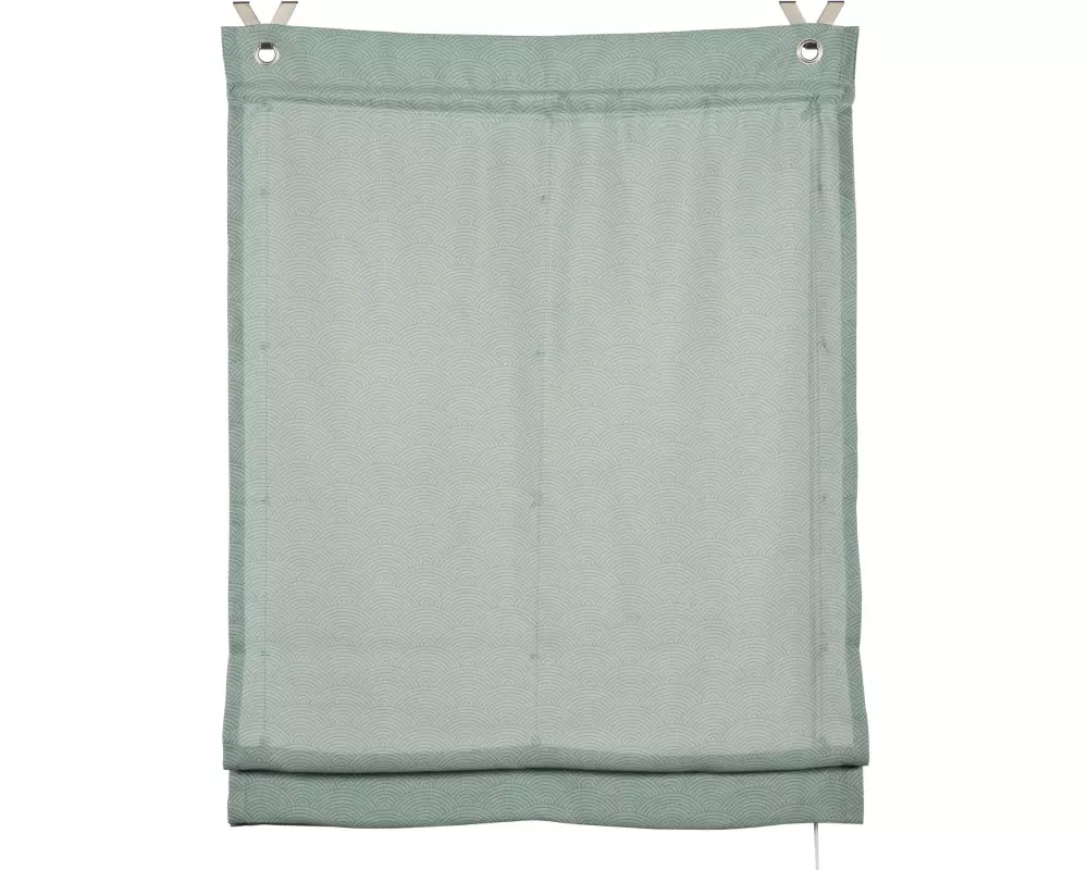 Gardinia Raffrollo Zen Silence Bögen, 60 x 140 cm, Grün