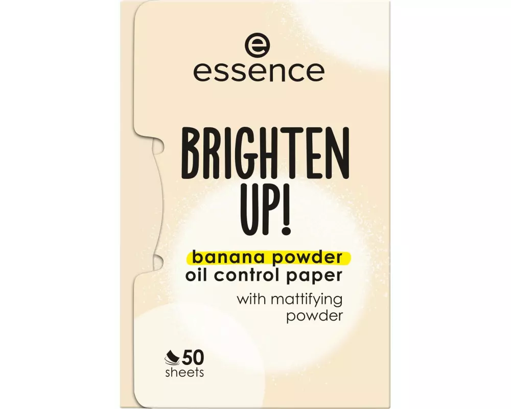 essence Brighten up ! Banana Powder Oil Control Paper 1 Stück