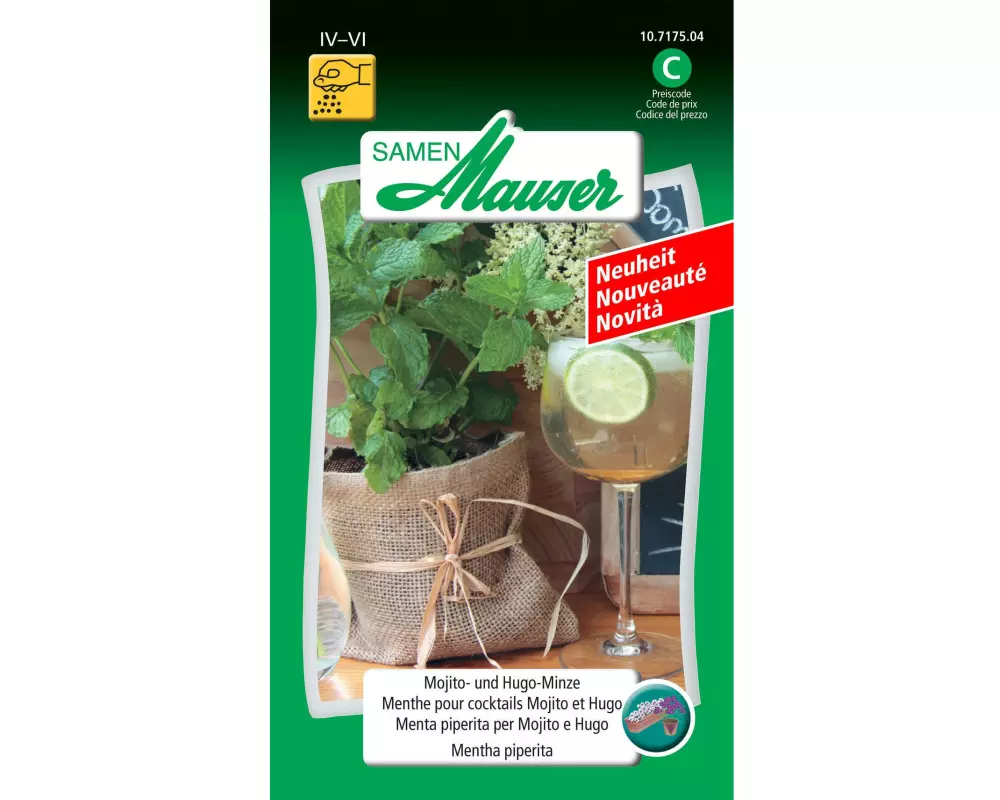 Samen Mauser Samen Urban Gardening Mojito Hugo-Minze