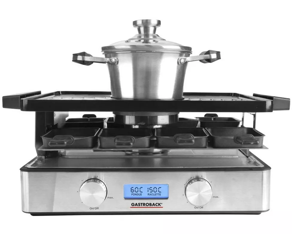 Gastroback Raclette-Fondue Advanced Plus