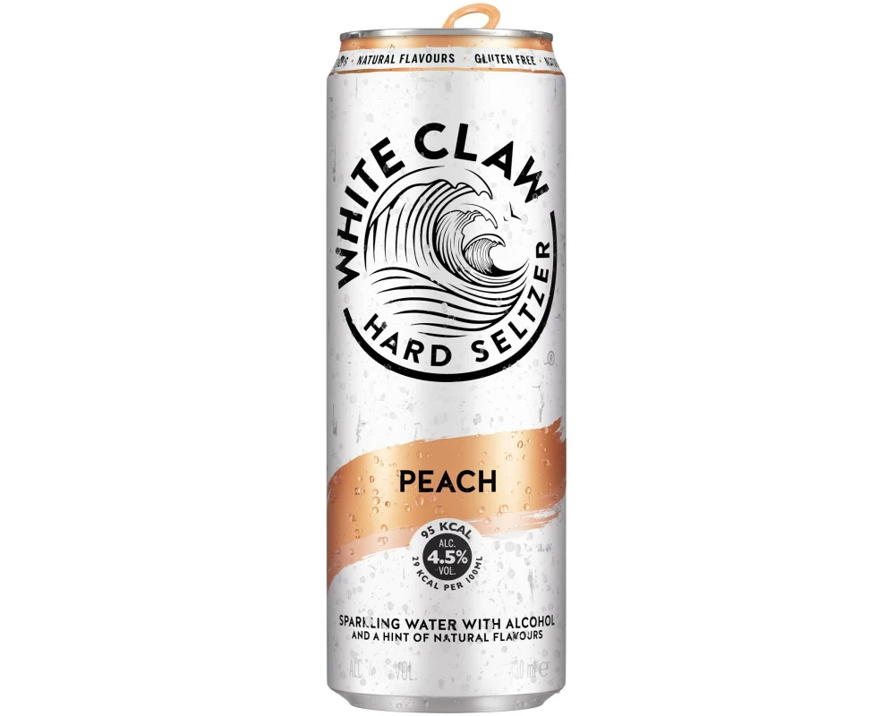 White Claw Hard Seltzer Peach 12 x 0.33 l