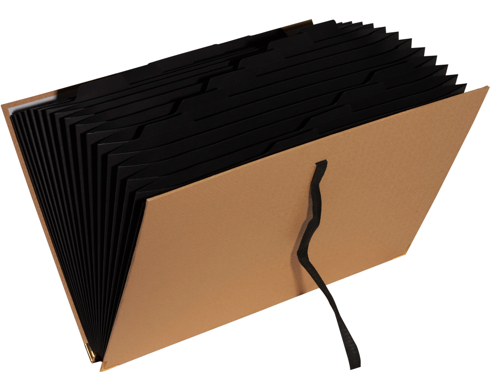 EXACOMPTA Fächermappe Officebyme A4 58602E beige,18-teilig 24x34x4cm