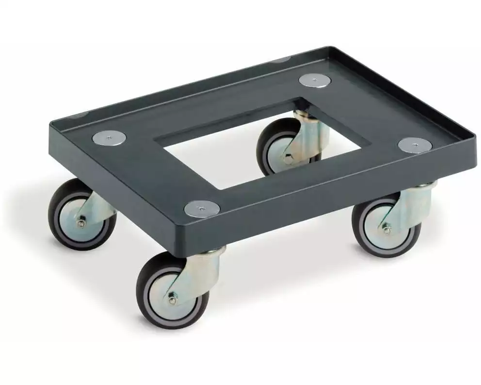 Utz Transportroller 100 kg, 400 x 300 Dunkelgrau