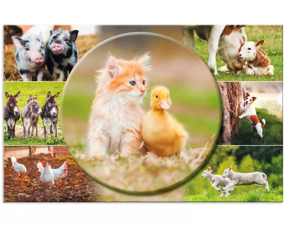 HERMA Schreibunterlage Bauernhoftiere 55 x 35 cm