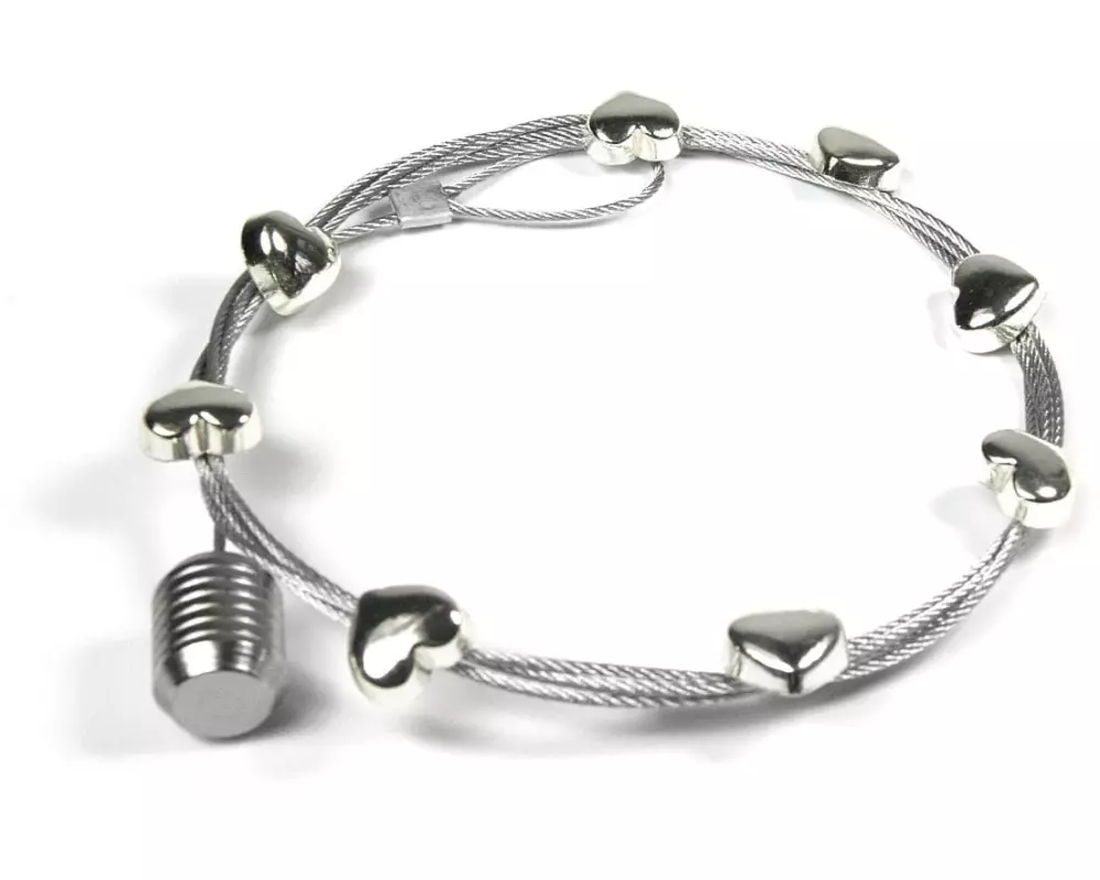 Trendform Fotoleine mit Magneten SWEETHEART Silber, 1 Stück