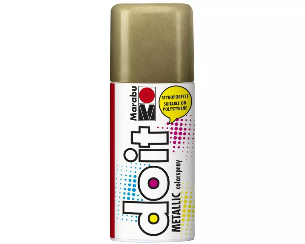 Marabu Sprühfarbe do it Metallic 150 ml, Gold