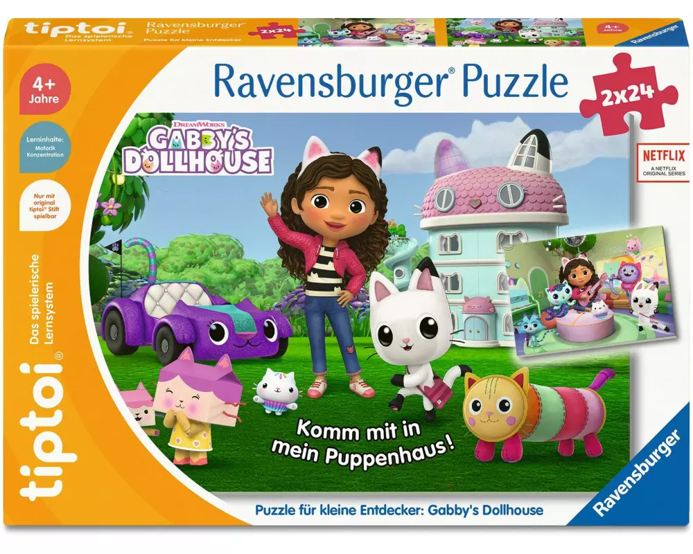 tiptoi Puzzle für kleine Entdecker, Gabby's Dollhouse