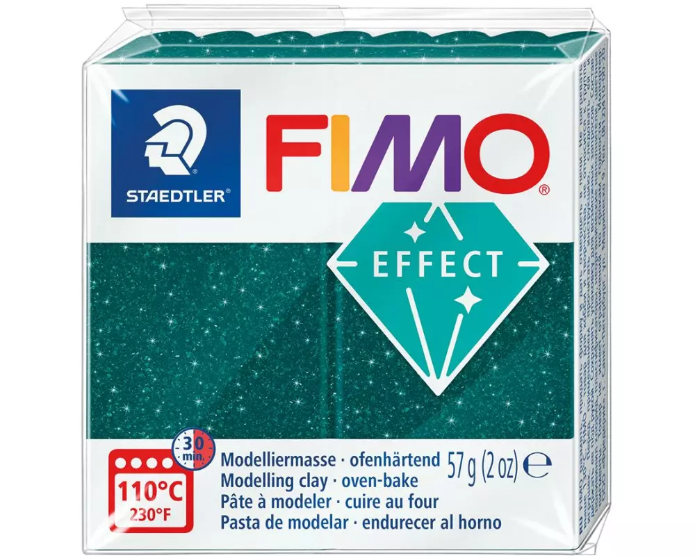 Fimo Modelliermasse Fimo effect 57g Galaxy grün