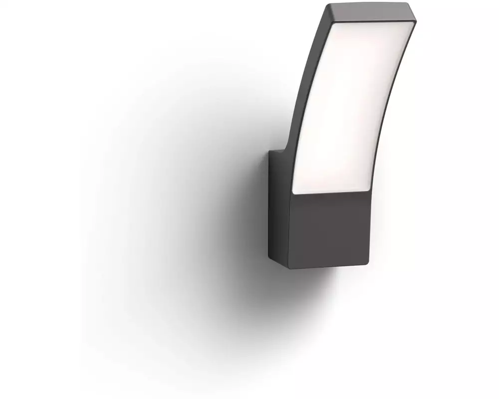 Philips Wandleuchte Splay, 12 W, 1100 lm, 4000 K, Anthrazit