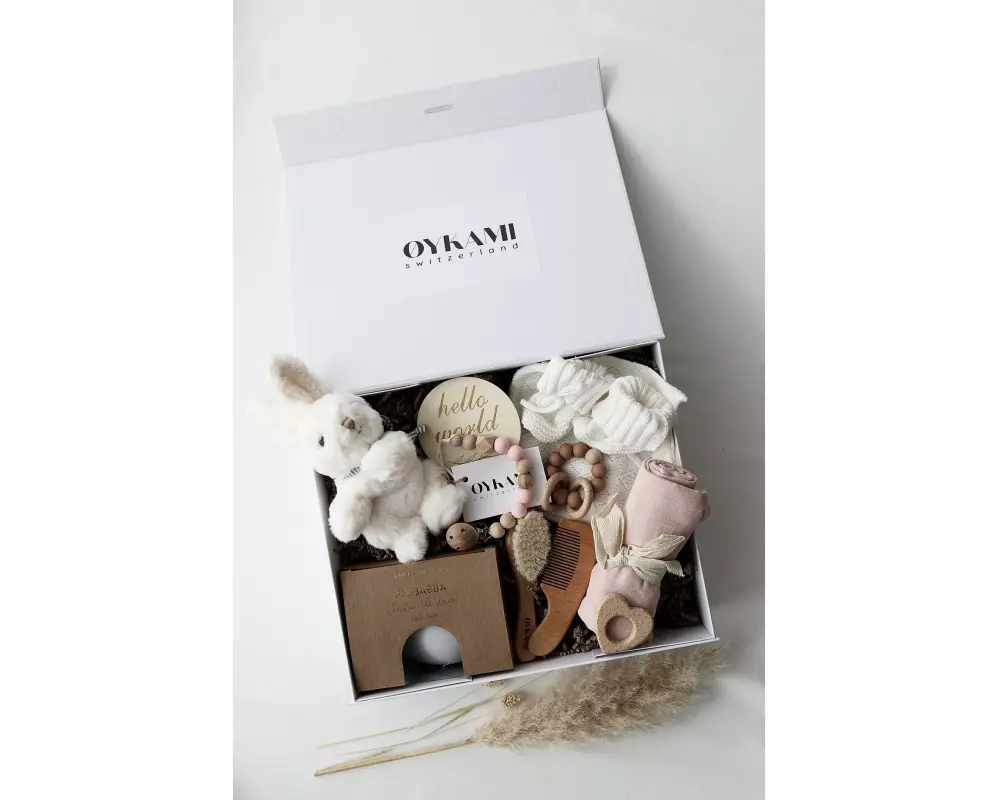 Oykami Geschenkset Paris Hase Weiss