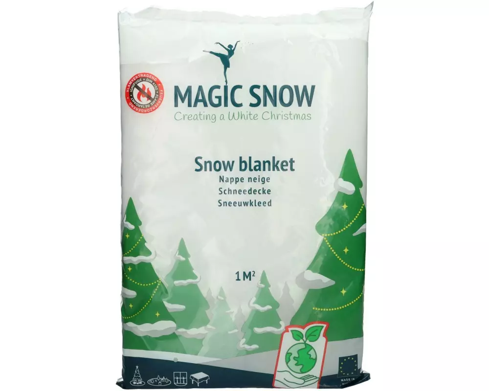 Dameco Weihnachtsdeko Bio Schneedecke im Beutel,120 Gramm