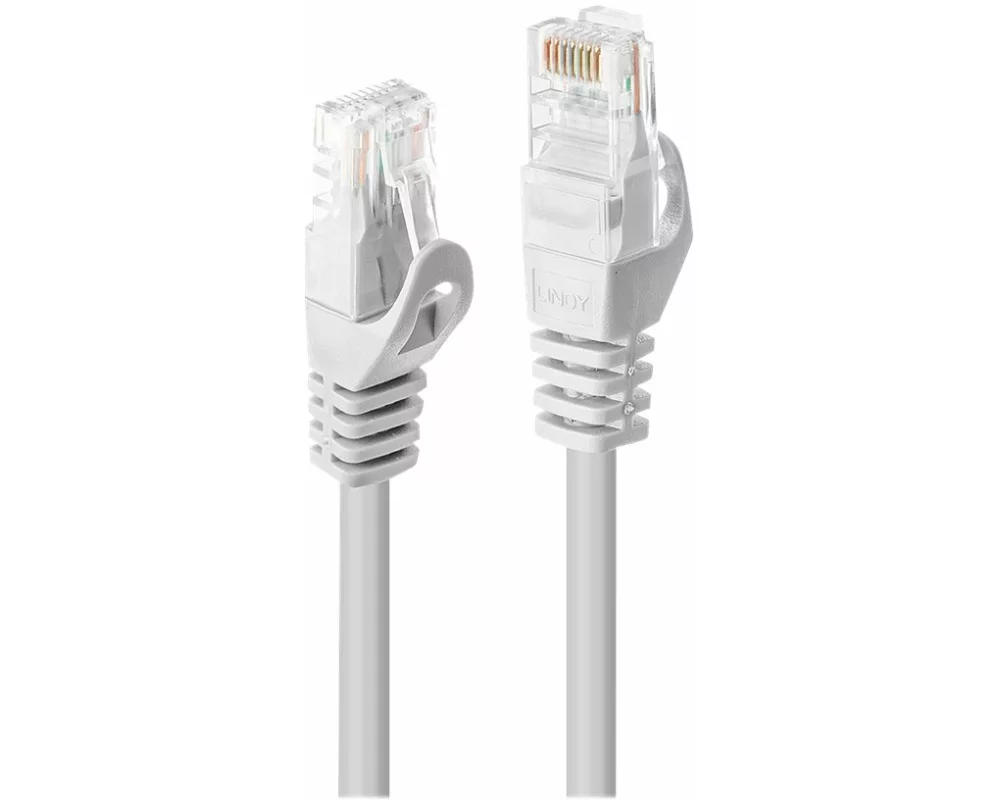 LINDY Basic Cat.6 U/UTP Cable, white, 3m