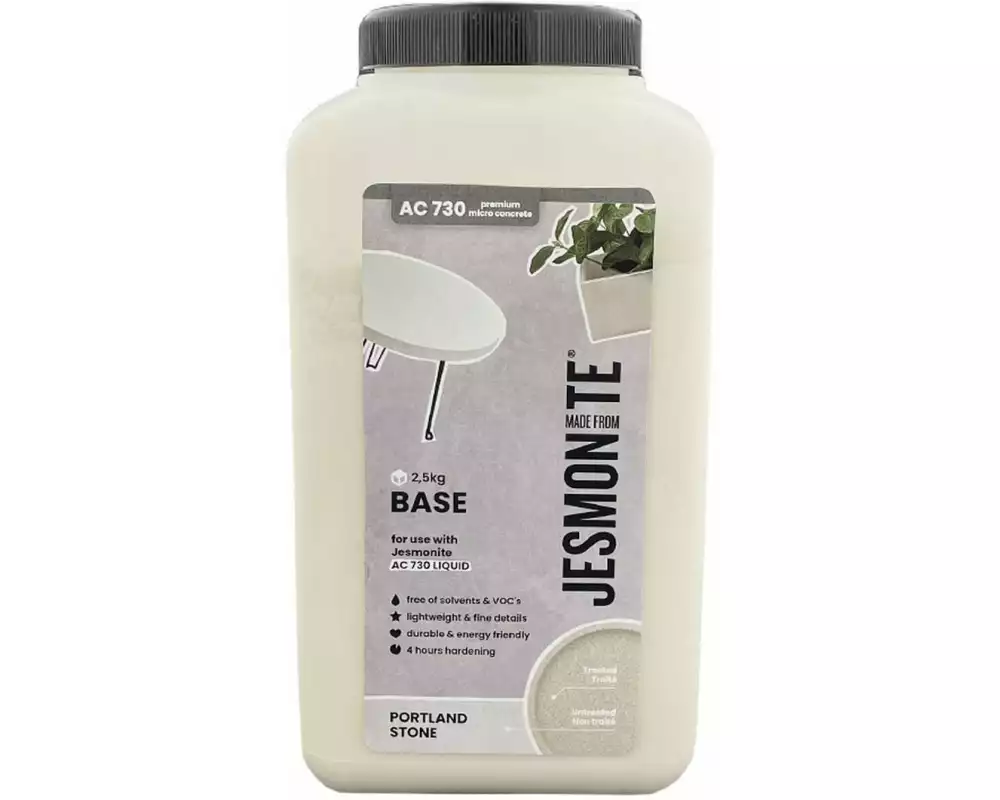 Jesmonite Modelliermasse Zementbasis Pulver 2.5 kg, Portland Stone