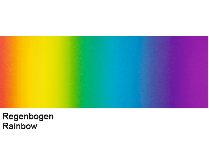 URSUS Tonzeichenpapier 50x70cm 5032299 130g, Regenbogen 10 Blatt