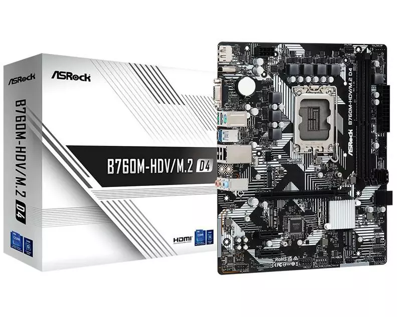 ASRock Mainboard B760M-HDV/M.2 D4
