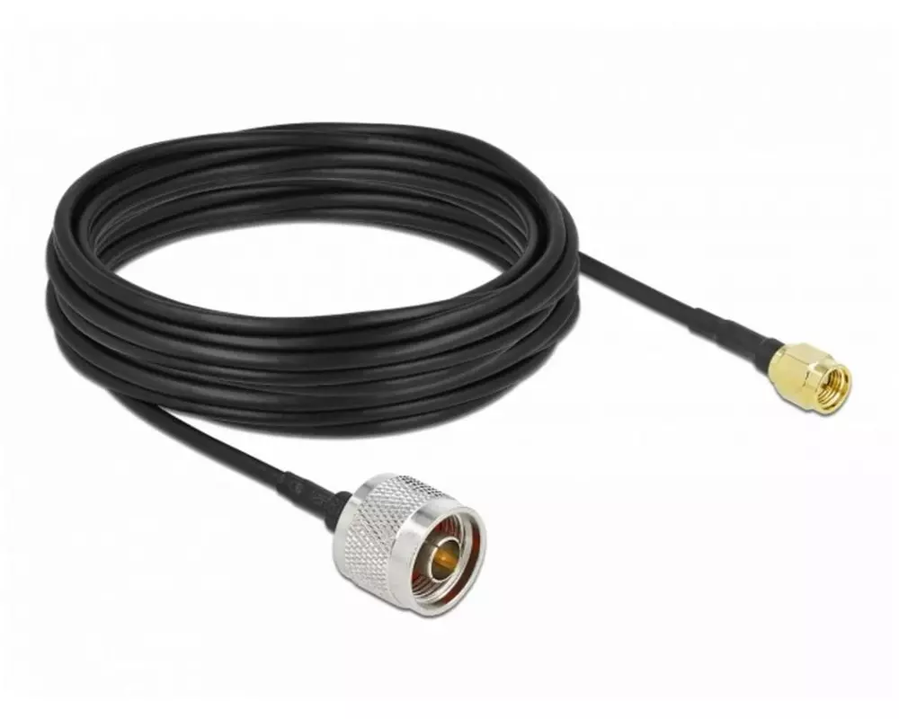 Delock Antennenkabel LMR/CFD100 N-Type zu SMA, 10 m