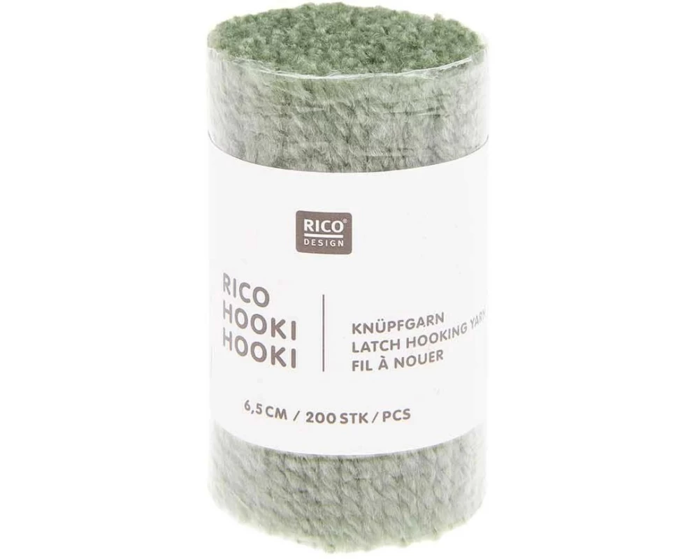 Rico Design Hooki Knüpfgarn Salbeigrün