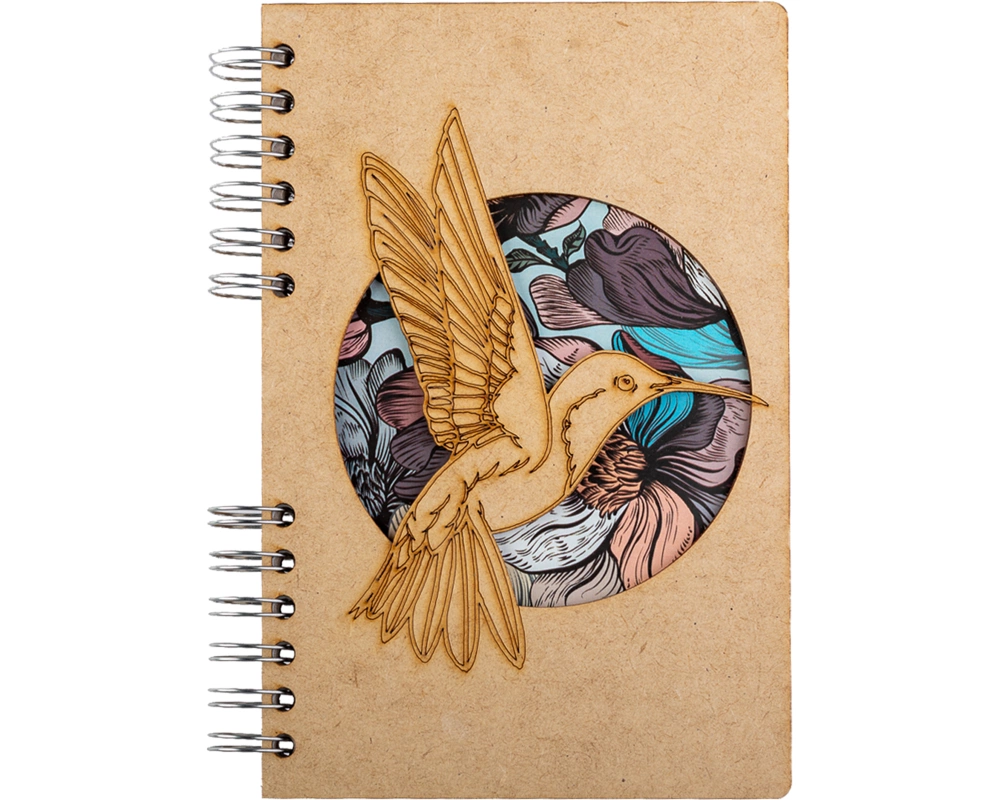 KOMONI Notizbuch Hummingbird A5 KOLIB5B blanko 90 Blatt