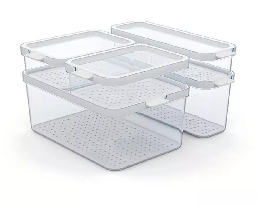 Rotho Kühlschrankorganizer Cauma 5-teilig