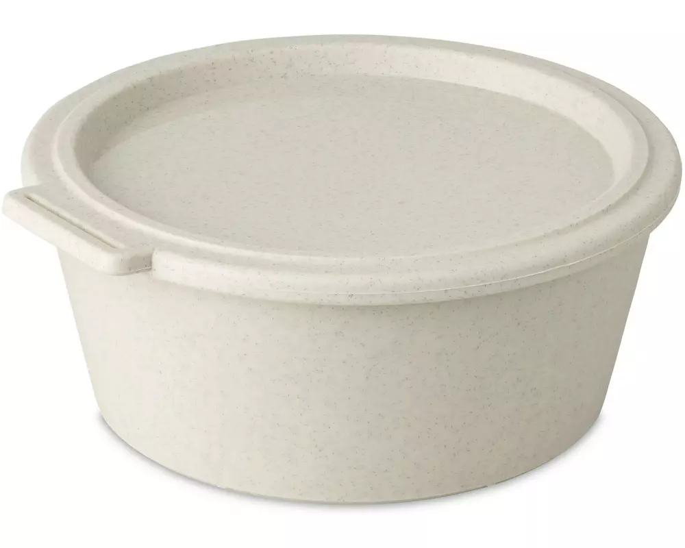 Koziol Schale Move Box mit Deckel 1.3 l, Beige