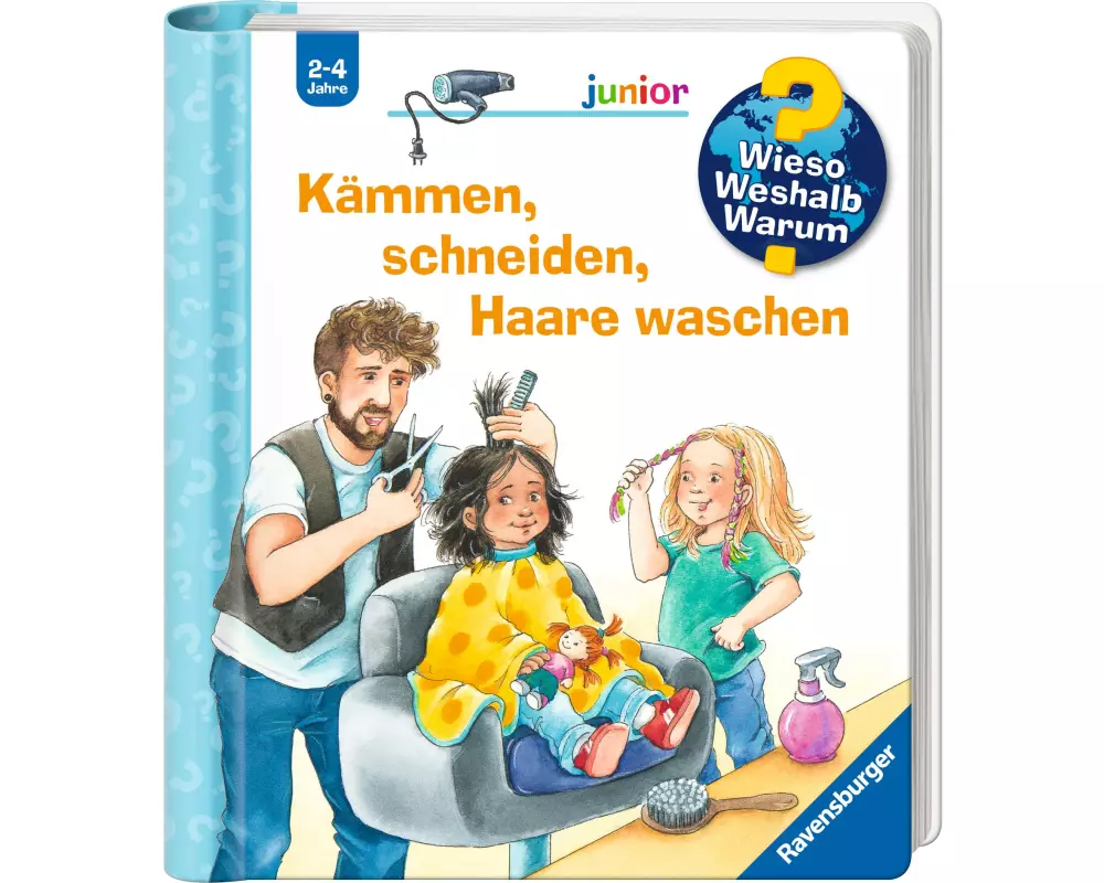 Ravensburger Kinder-Sachbuch Band 79: Kämmen, schneiden, Haare waschen