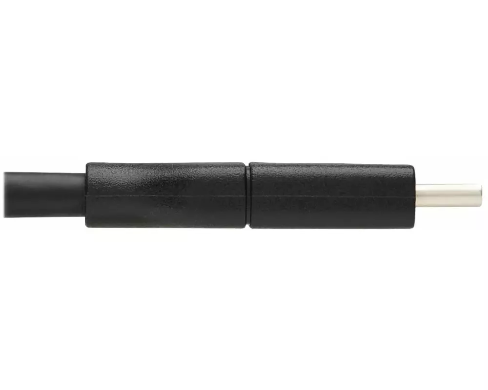 EATON TRIPPLITE USB-C Cable, M/M - USB 3.2, Gen 2, 10 Gbps, 5A, 100W Rating, Thunderbolt 3 Compatible, Right-Angle Plug, 1m 3.3ft.