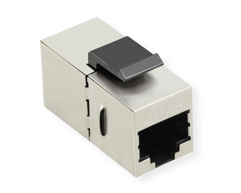 VALUE RJ-45 Kupplung, Keystone, geschirmt, Cat.6A (Class EA)