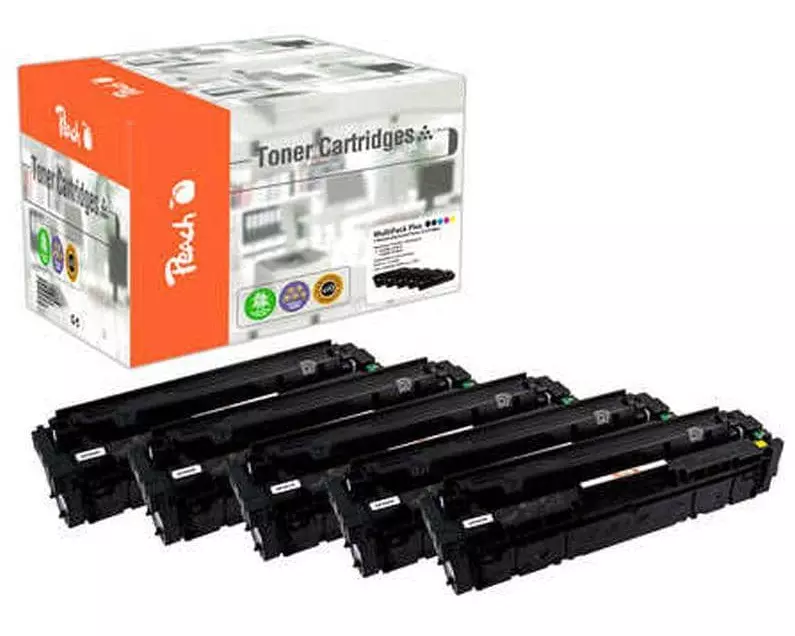 Peach Tonerset HP Nr. 201X 2x Black, 1x Cyan, Magenta, Yellow