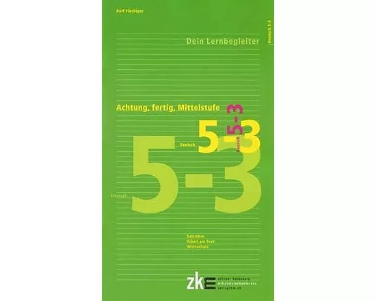 Achtung, fertig, Mittelstufe, Quartalsheft 5-3 Deutsch
