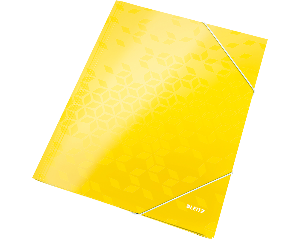 LEITZ Gummibandmappe WOW A4 3982-00-16 gelb
